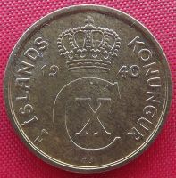 Лот: 1589369. Фото: 2. (№783) 2 эйре 1940 (Исландия... Монеты