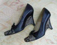 Лот: 9344319. Фото: 7. Комбинированные туфли из натуральной...
