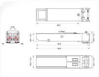 Лот: 7162821. Фото: 2. Qtech QSC-SFP10GE-1310 SFP модуль. Сетевые устройства