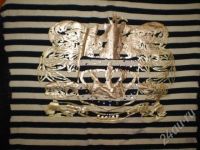 Лот: 36782. Фото: 2. кофточка в полоску с гипюром по...