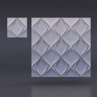 Лот: 9028301. Фото: 2. Гипсовые 3D панели для стен "Мягкий... Отделочные материалы