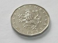 Лот: 16068709. Фото: 3. Монета 2 кроны две Чехия 1995... Коллекционирование, моделизм