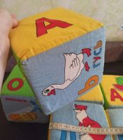 Лот: 20233836. Фото: 5. Игрушки б/у. Кубики мягкие, большие...
