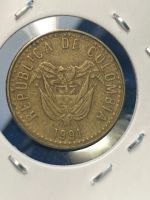 Лот: 19367588. Фото: 2. Колумбия 20 песо, 1991. Монеты