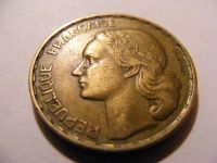 Лот: 9435748. Фото: 2. Франция 50 франков 1952 г.Петух... Монеты