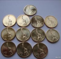 Лот: 16995775. Фото: 2. Инновации набор из 13 монет США... Монеты