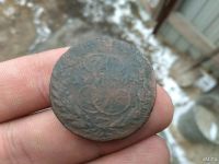 Лот: 13444829. Фото: 2. 2 копейки 1764 ем.не частая... Монеты