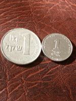 Лот: 18850127. Фото: 3. Две монеты по 1 шекелю Израиль... Коллекционирование, моделизм