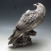 Лот: 6126465. Фото: 2. статуя орел. тибетское серебро... Антиквариат