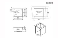 Лот: 23955015. Фото: 5. Мойка врезная GRANULA Kitchen...