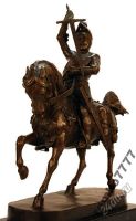 Лот: 5824208. Фото: 2. рыцарь.воин.конь.лошадь.бронза... Живопись, скульптура, фото