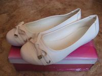 Лот: 928437. Фото: 2. Балетки белые 37 р-р. Женская обувь