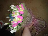 Лот: 10095504. Фото: 4. букет цветы из конфет рафаэлло. Красноярск
