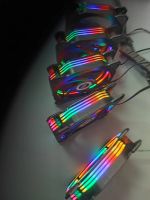 Лот: 8845656. Фото: 2. LED Кулер RGB 120mm 3pin+ molex... Комплектующие