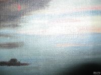 Лот: 8587280. Фото: 2. Картина масло холст пейзаж 1950-х... Живопись, скульптура, фото