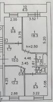 Лот: 23425136. Фото: 2. 3-к. квартира, 65.7 м², 4/5 эт... Продажа