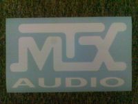 Лот: 3224432. Фото: 2. Наклейка логотип MTX audio. Оснащение, оборудование, аксессуары