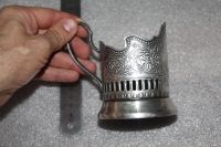 Лот: 20749061. Фото: 2. Подстаканник Космос. Мельхиор... Антиквариат