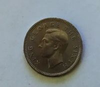 Лот: 20240377. Фото: 2. Новая Зеландия 3 пенса 1948. Монеты