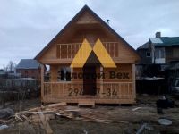 Лот: 14987560. Фото: 2. Баня-дом 6х6 с террасой 2х6 и... Срубы и конструкции