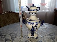 Лот: 11589848. Фото: 2. Самовар гжель. Сохран!. Антиквариат