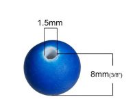 Лот: 7344974. Фото: 2. Бусины акриловые яркие 8 мм. Ручная работа