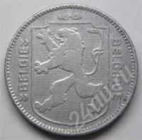 Лот: 216888. Фото: 2. Бельгия. 1 франк 1943г. Цинк... Монеты