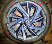 Лот: 25880846. Фото: 5. Диски 18" Honda Vezel