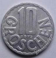 Лот: 108698. Фото: 2. Австрия. 10 грош 1972г. Монеты