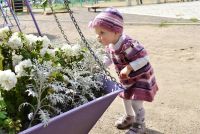 Лот: 3205658. Фото: 2. вязаные платье+шапочка+колготки... Одежда и аксессуары