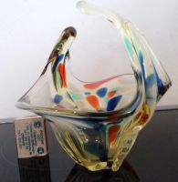 Лот: 9610360. Фото: 3. конфетница, вазочка, цветное стекло. Домашний быт