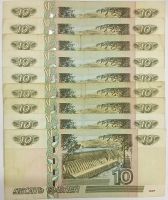 Лот: 25882932. Фото: 2. 10 рублей 1997 г.,мод.2004, Набор... Банкноты