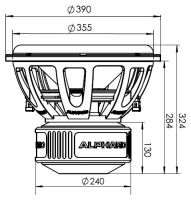 Лот: 7315423. Фото: 2. Alphard Deaf Bonce DB-315D2 Сабвуфер... Автозвук