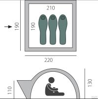 Лот: 13823803. Фото: 2. Палатка Wing 3 BTrace цвет зеленый. Туризм