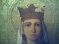 Лот: 9381245. Фото: 5. старинная икона св.Николай и царица...