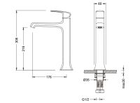 Лот: 3425773. Фото: 3. Смеситель 8058002. Строительство и ремонт