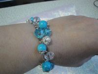 Лот: 1387704. Фото: 3. Браслет"Бирюзовый микс".Авторская... Красноярск
