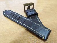 Лот: 16183903. Фото: 4. Кожаный ремешок Aquatico 22мм... Красноярск