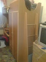 Лот: 2230308. Фото: 2. продам кровать+шкаф+компьютерный... Детская мебель