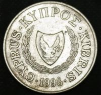 Лот: 10669044. Фото: 2. Экзотика с рубля (10284) Кипр. Монеты