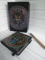 Лот: 24980999. Фото: 7. Блокнот/скетчбук с черными листами...
