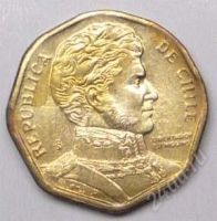 Лот: 1583026. Фото: 2. Чили. 5 песо 1998г. Монеты