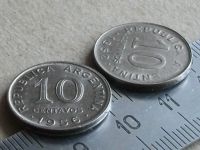 Лот: 20823133. Фото: 7. Монета 10 сентаво Аргентина 1952...