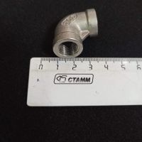 Лот: 9832109. Фото: 3. Угол DN8 1/4" нержавейка AISI... Строительство и ремонт