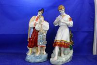 Лот: 20089625. Фото: 6. Две фарфоровые статуэтки о любви...