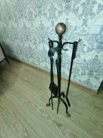 Лот: 20335478. Фото: 7. набор кованный для камина