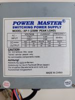 Лот: 22165317. Фото: 2. БП 230W Power Master AP-1 Ретро. Комплектующие