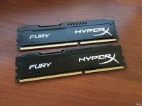 Лот: 13026975. Фото: 2. DDR3 HyperX Fury (1600) - 8 Gb. Комплектующие