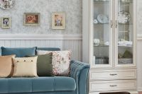 Лот: 23647316. Фото: 2. Шкаф с витриной Hoff Tiffany. Мебель для гостиной