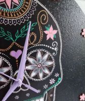 Лот: 24679174. Фото: 3. Часы настенные Sugar skull/Calavera... Домашний быт